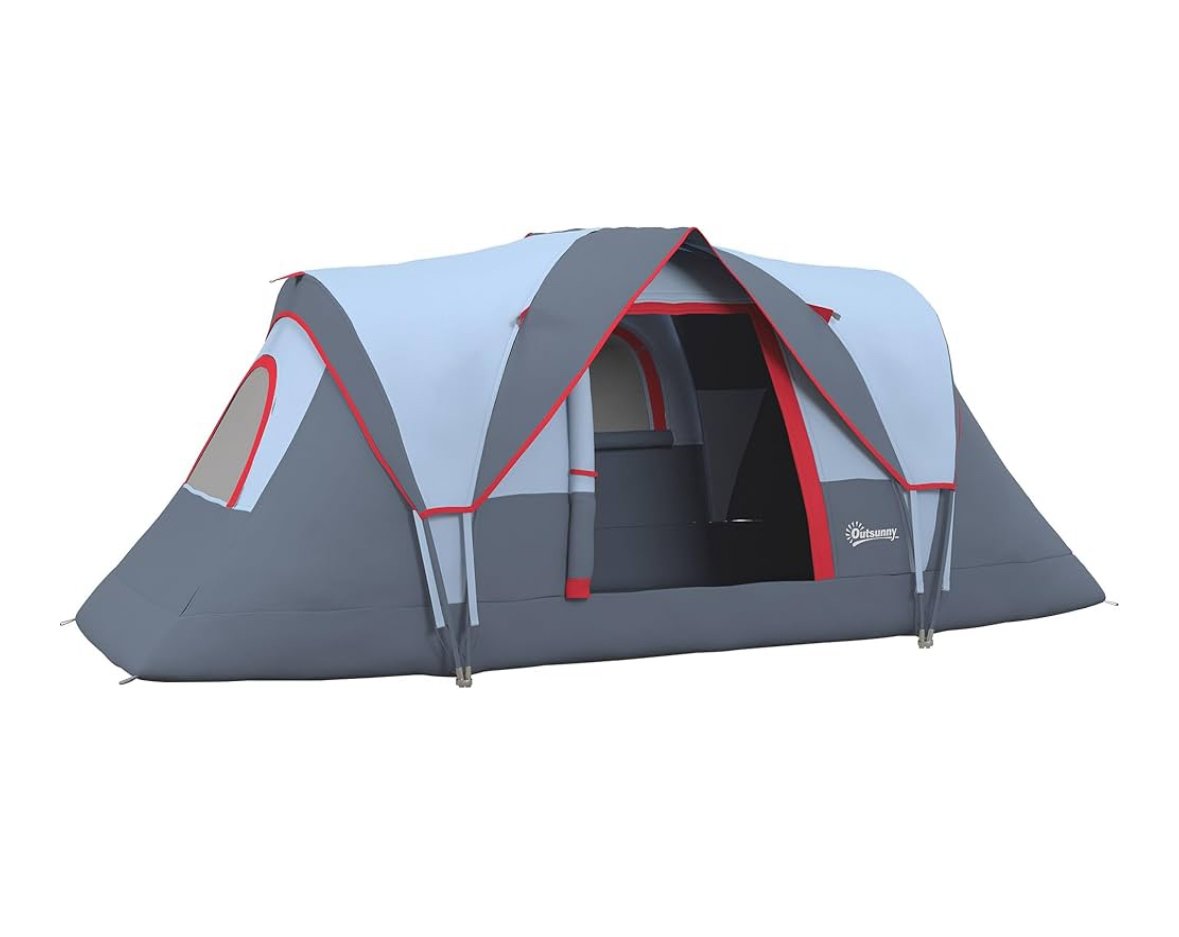 Outsunny Tente de Camping familiale 5-6 pers