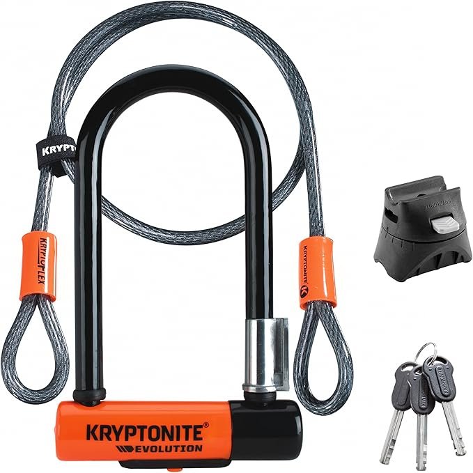 Kryptonite Antivol en U Evolution Mini-7 W/ Flex
