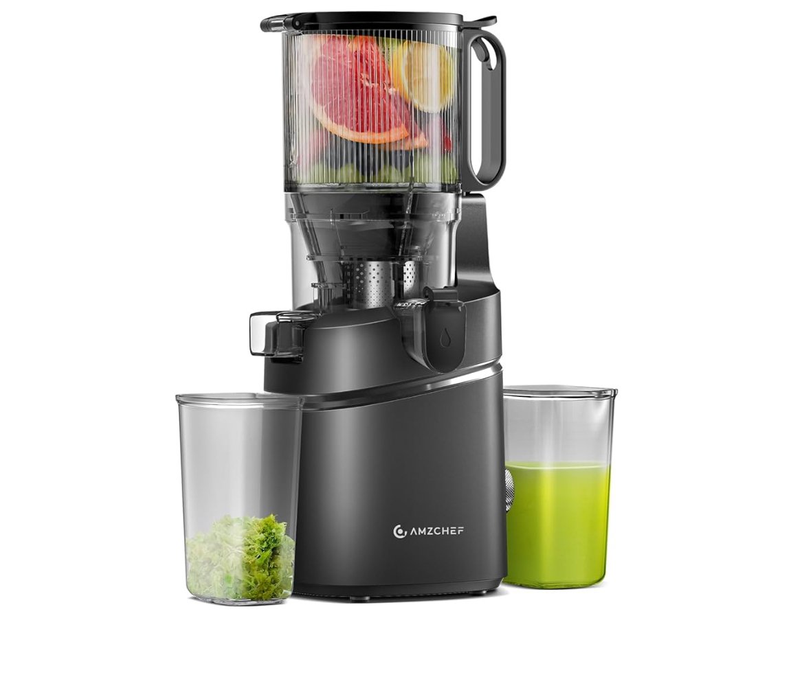 AMZCHEF Extracteur de jus lent automatique