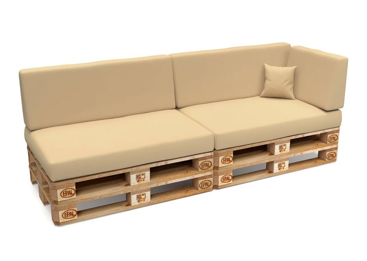POKAR Set de 6 Coussins pour Palettes