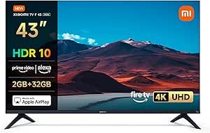 Xiaomi TV F 43, 109 cm 43 Pouces 4K UHD