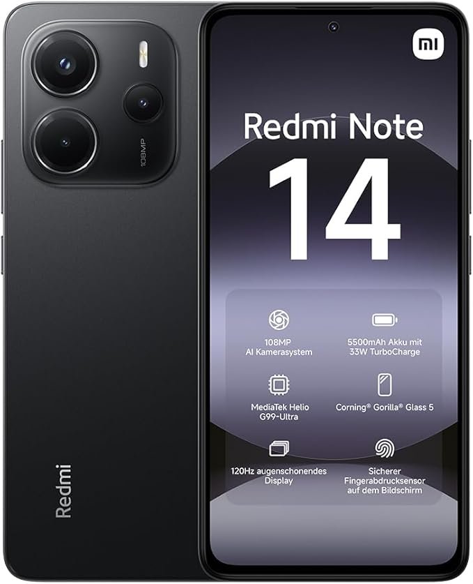 Xiaomi Smartphone Redmi Note 14,8+128GB