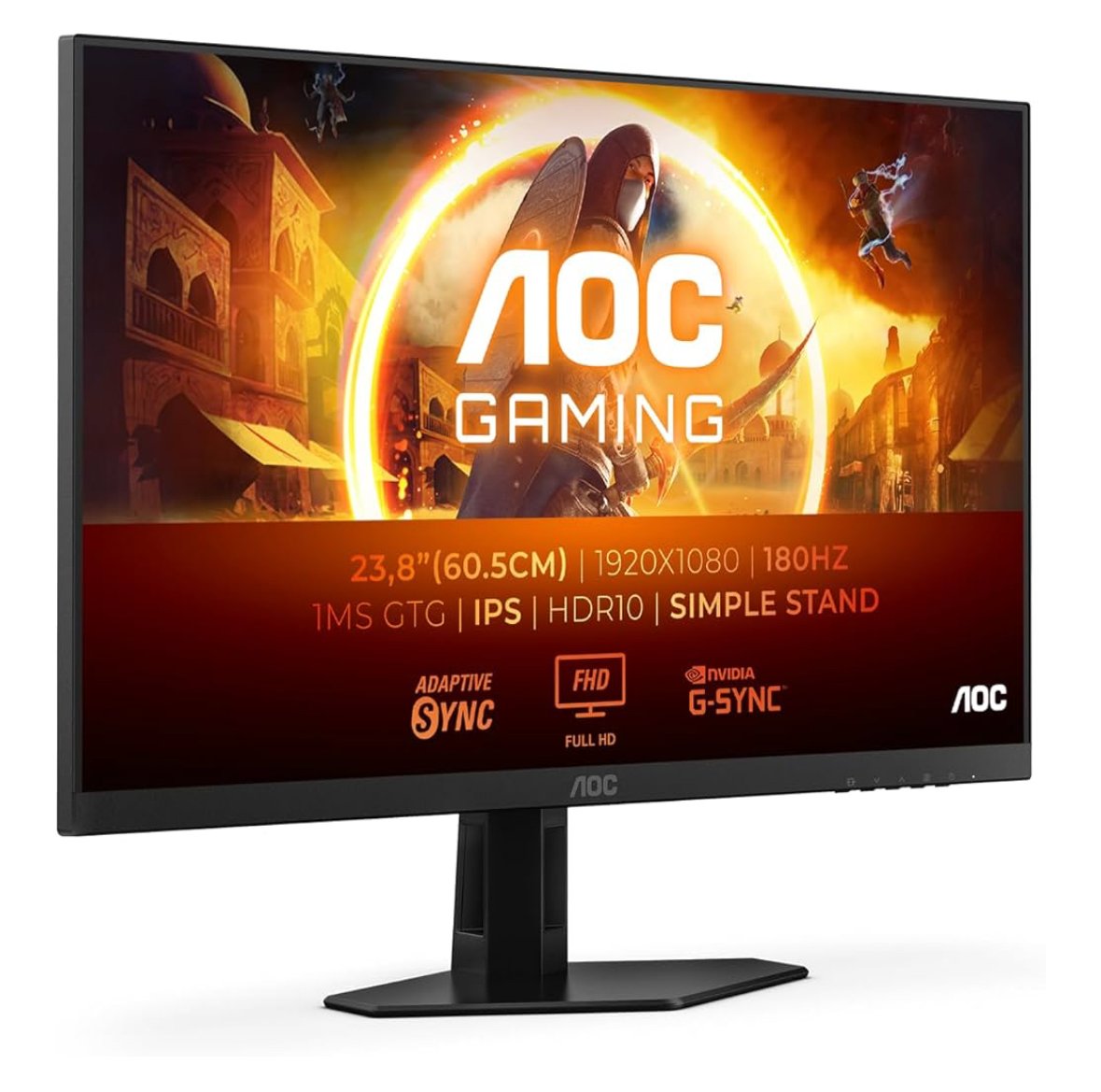 AOC Gaming 24G4XED - Moniteur 24 Pouces FHD