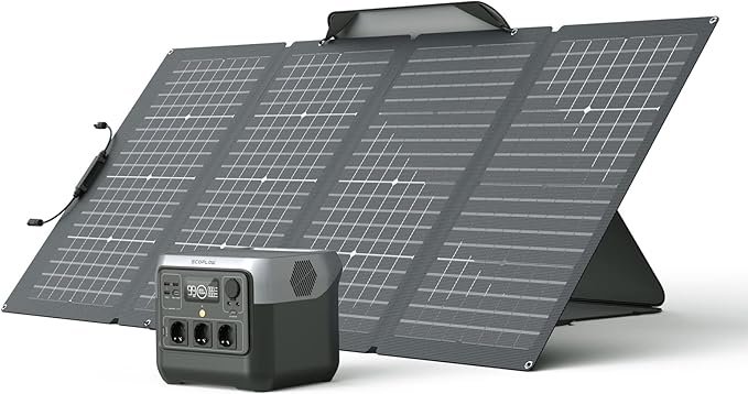 ECOFLOW Générateur solaire RIVER 2 Pro avec panneau solaire