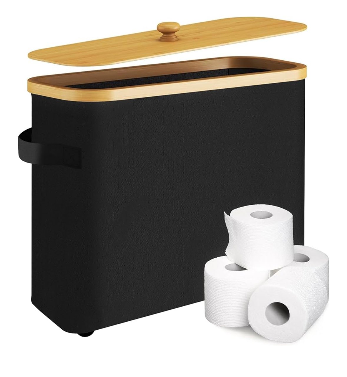 Boite Rangement Papier Toilette Noir